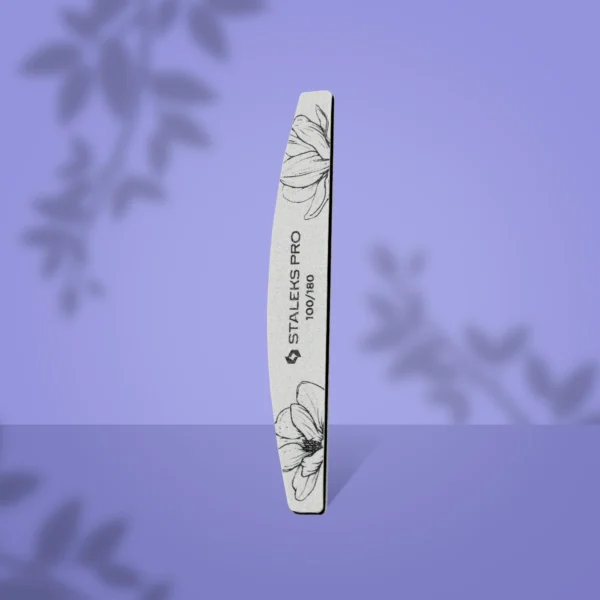 Lima media luna 100-180 Crescent mineral nail file EXPERT 40 (25 pcs) Staleks NFE-40-100/180-25 - Imagen 2