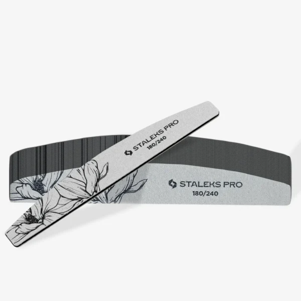 Lima media luna 180-240 Crescent mineral nail file EXPERT 40 (25 pcs) Staleks NFE-40-180/240-25