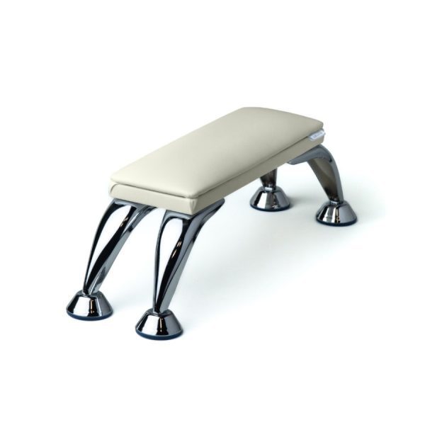 Reposamanos Amatix patas metálicas beige