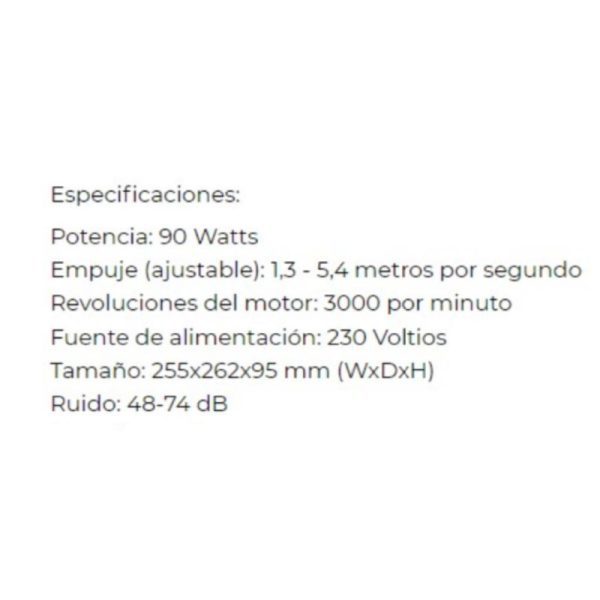 Aspirador profesional Dustwell de sobremesa PRO N1 90w para manicura y pedicura - Imagen 5