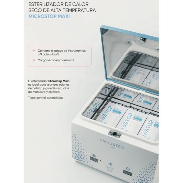 Horno Esterilizador de calor seco Microstop Maxi 9 bolsas