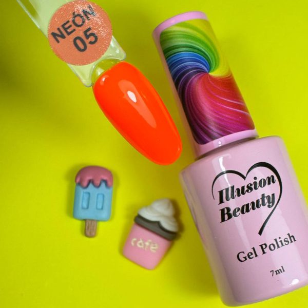 Esmalte semipermanente Neón 05 illusion beauty - 7ml