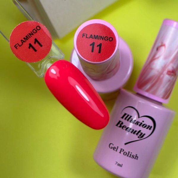 Esmalte semipermanente Flamingo 11 illusion beauty - 7ml