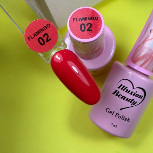 Esmalte semipermanente Flamingo 02 illusion beauty - 7ml