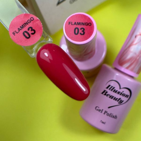 Esmalte semipermanente Flamingo 03 illusion beauty - 7ml