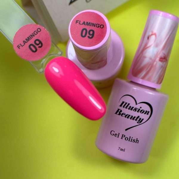 Esmalte semipermanente Flamingo 09 illusion beauty - 7ml