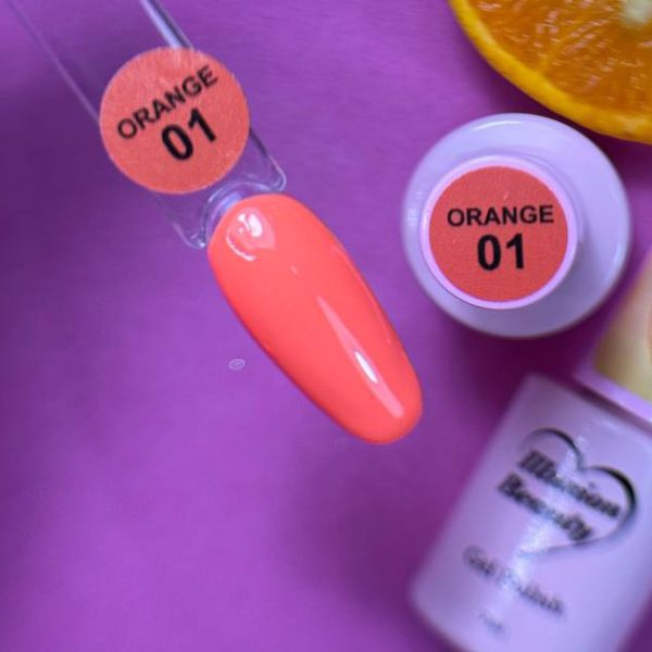 Esmalte semipermanente Orange 01 illusion beauty - 7ml