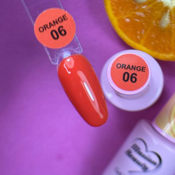 Esmalte semipermanente Orange 06 illusion beauty - 7ml