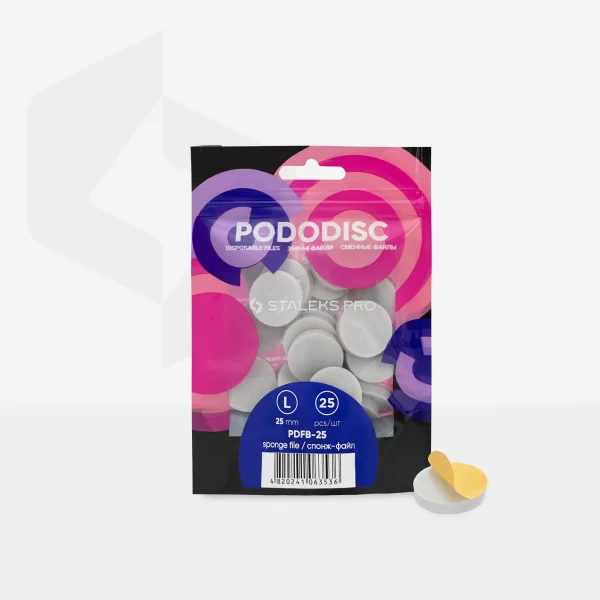 Esponjas buffer pulidoras desechables para el disco de pedicura PODODISC STALEKS PRO L (25 uds.) Staleks Pro SKU: PDFB-25 - Imagen 3