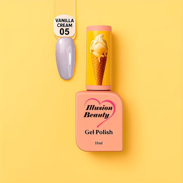 Esmalte semipermanente Vanilla Cream 05 illusion beauty - 10ml